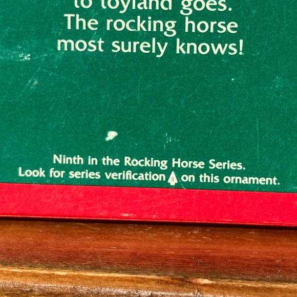 2 Vintage Collector´s Series Rocking Horse Christmas...